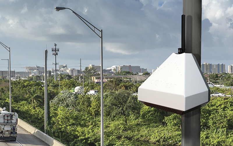 城市空气质量无线监测方案